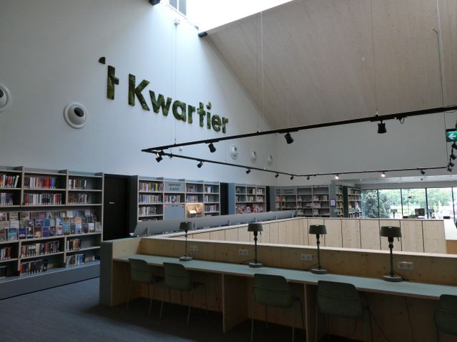 een prachtige bibliotheek met veel activiteiten