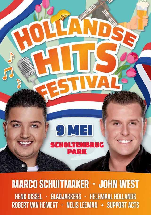 Hollandse Hits Festival in het Scholtenbrugpark