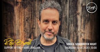 Singer-songwriter night met Reto Burrell, Fro! en Karel Jongejan