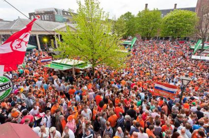 Koningsdag in Leiden