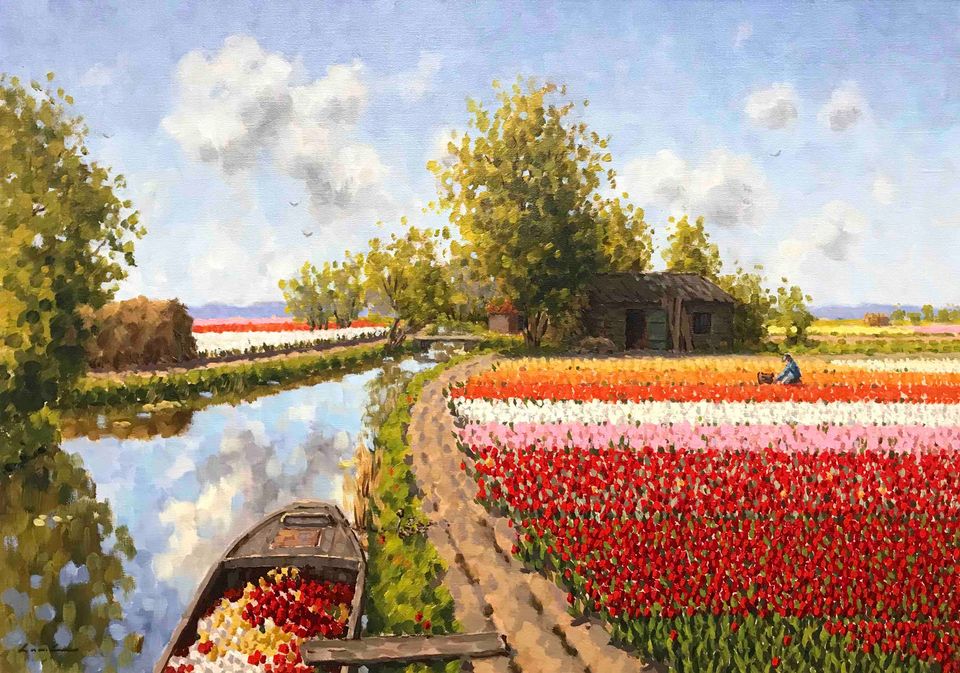 Schilderij van Leo van den Ende