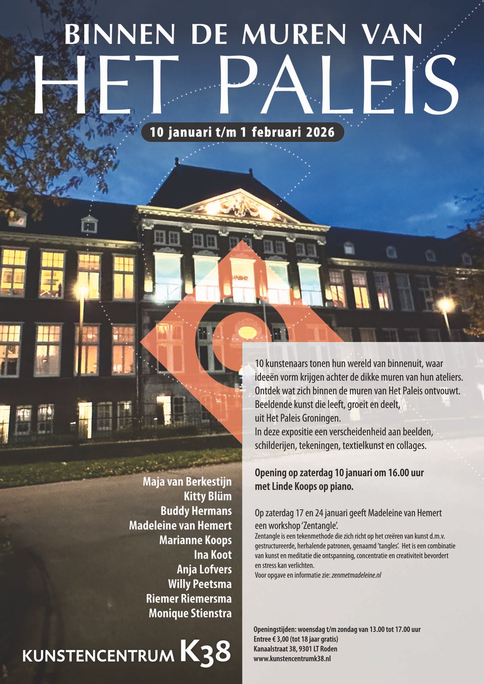 Voorzijde Flyer Het Paleis 2026