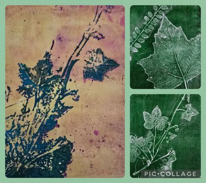 Gelprinting collage