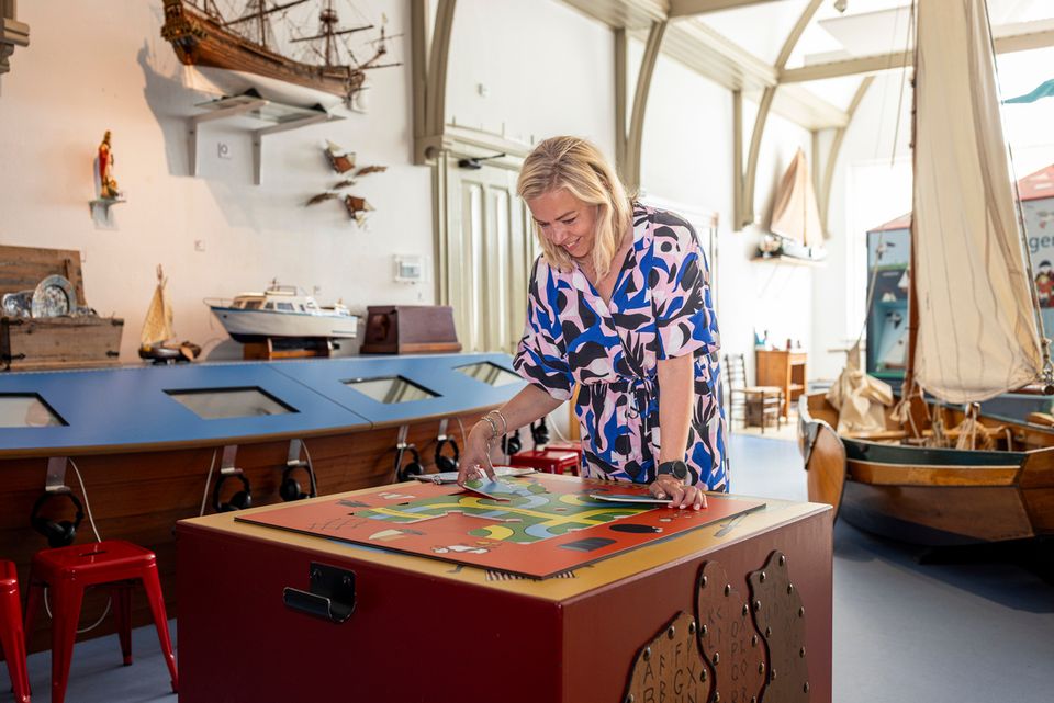 Nynke de Jong in het Fries Scheepvaartmuseum