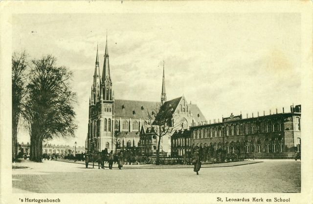 Leonarduskerk net na de bouw in 1905
