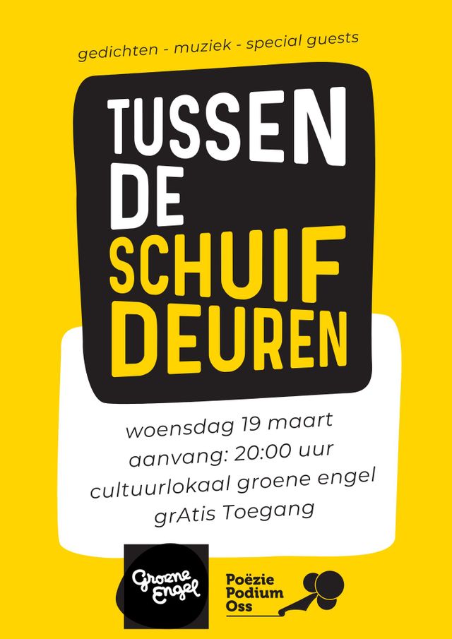 Poster Tussen de Schuifdeuren