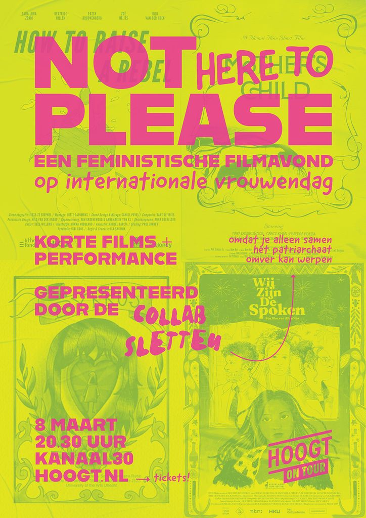 Not here to please, een feministische filmavond