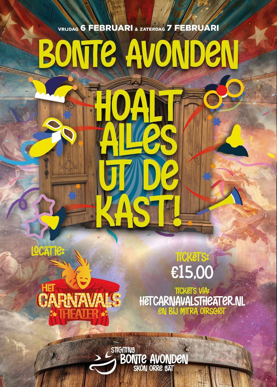 aankondiging bonte avonden