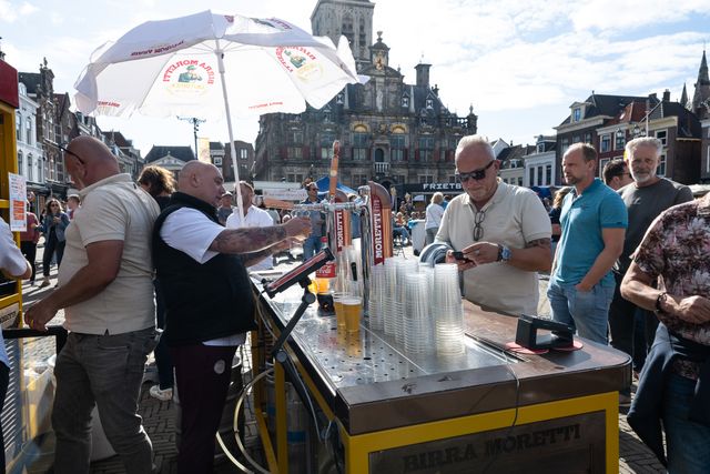 Kraam op de markt Delft Jazz