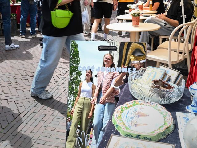 Cafe Johannes op de voldersgracht in Delft