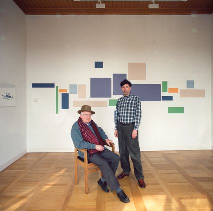 Jan Loman en Fred Wagemans in 1998 in Beetsterzwaag