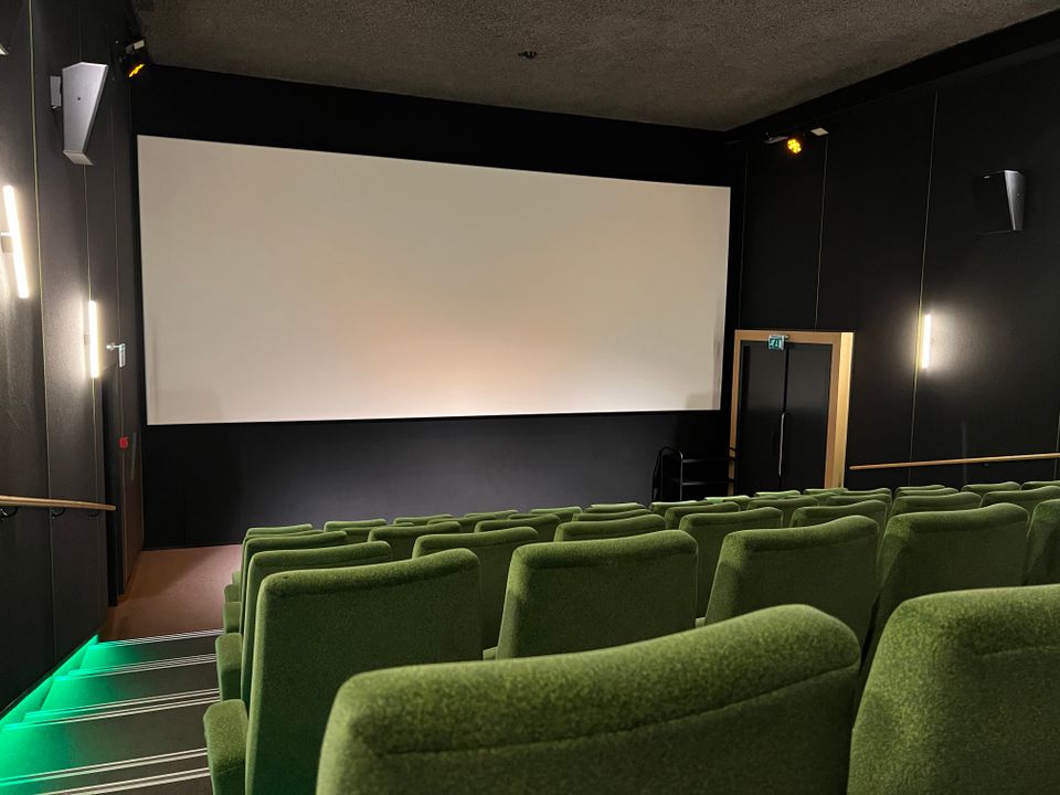 Groene zaal in het Filmtheater