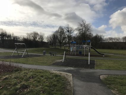Foto van een speeltuin in de wijk Noordhove in Zoetermeer.