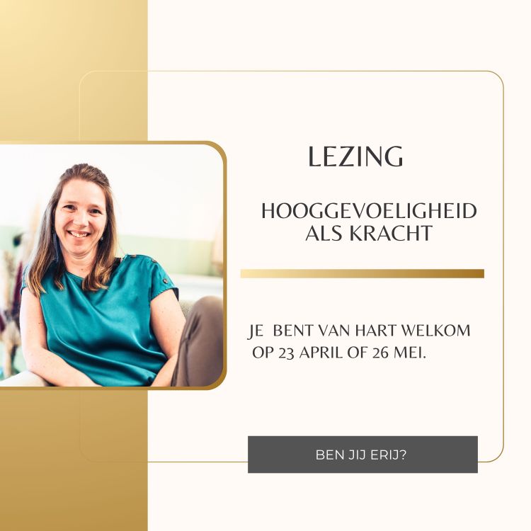 aankondiging lezing hooggevoeligheid