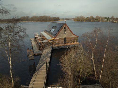 De buitenkant van Paviljoen De Breek