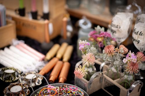 Producten van een marktkraam