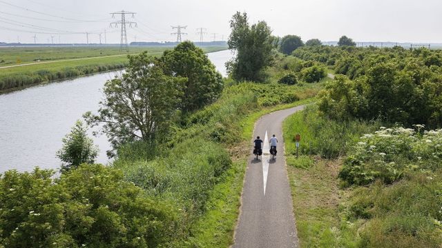 Aanleg doorfietspad
