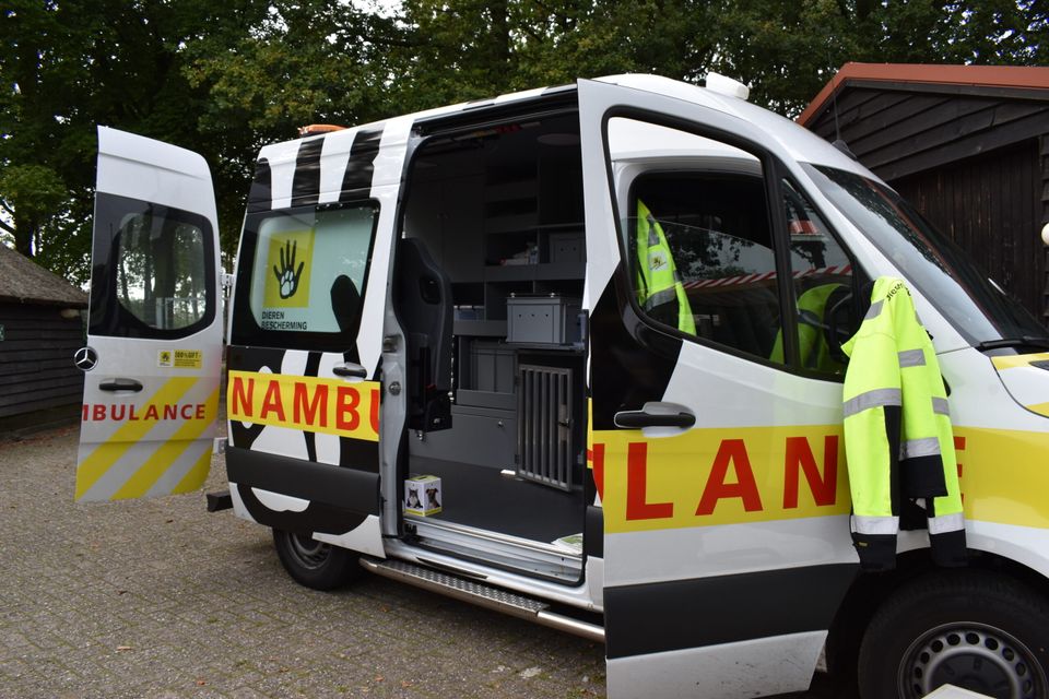 Kinderdierendag De Naturij met de dierenambulance