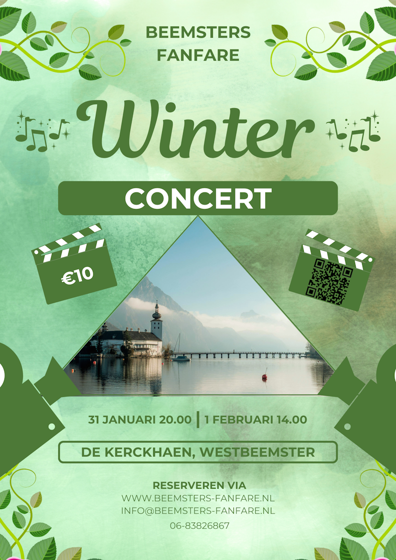 Poster van het concert