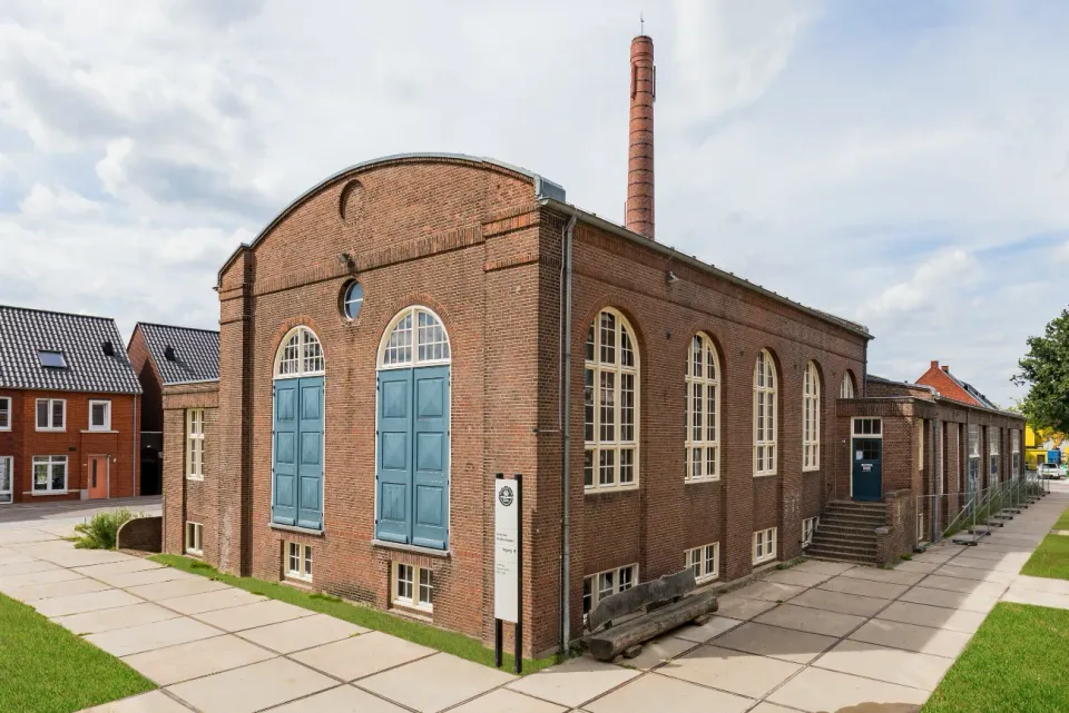 gebouw van de Stoommachine van de buitenkant