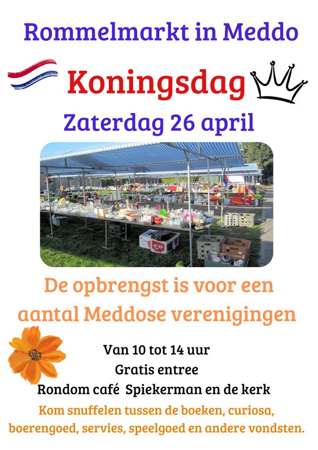 Rommelmarkt | Meddo op Koningsdag 2025