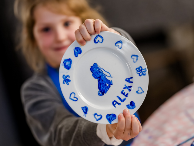 Workshop Delfts Blauw voor jou in het Museum Prinsenhof Delft