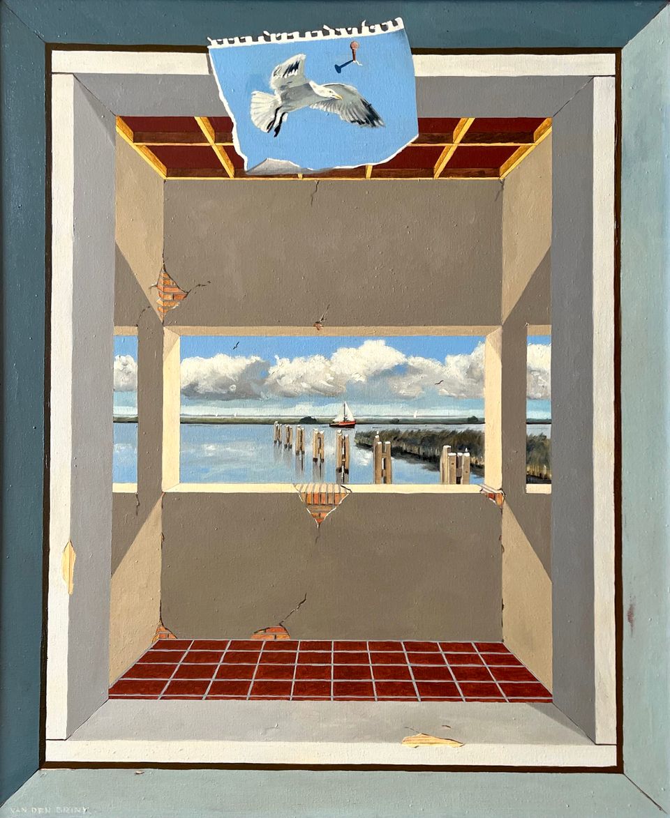 Solo-expositie van surrealist Jan van den Brink (1939-2020)