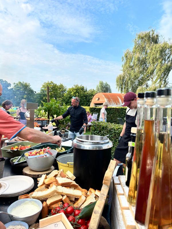 Barbeque bij Slapen bij Herman