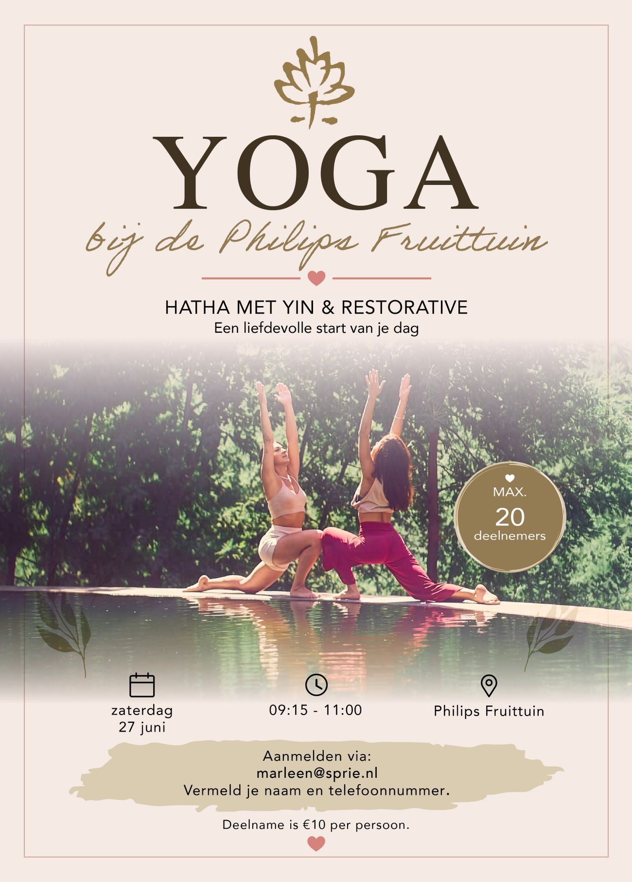 Yoga flyer