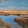 Olieverfschilderij 'Achter Paesens" van Lia Kooistra