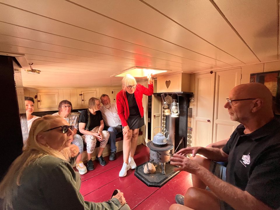 Rondvaart met de LE 50 over het IJsselmeer bij Lemmer.