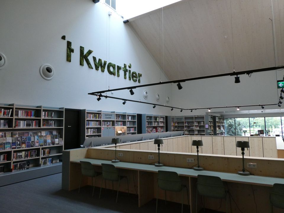 een prachtige bibliotheek met veel activiteiten