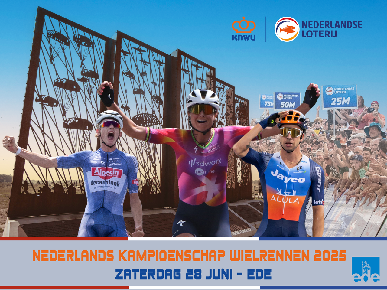 Affiche NK Wielrennen in Ede