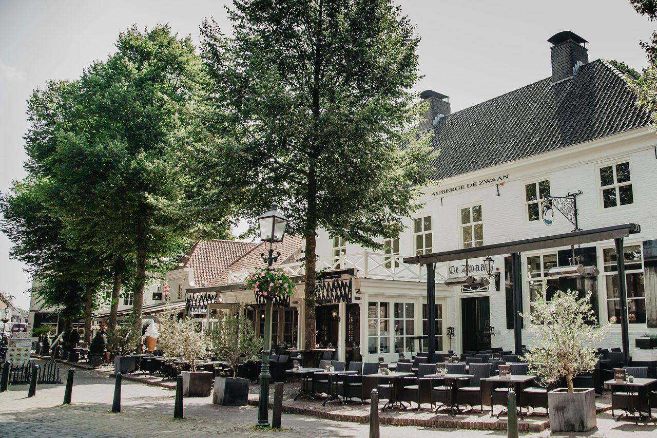 Terras van de Zwaan