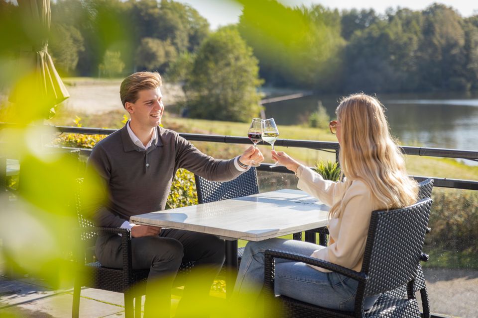 Op het terras bij Restaurant BØFF