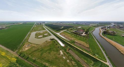 Luchtfoto van Fort bij Kwadijk