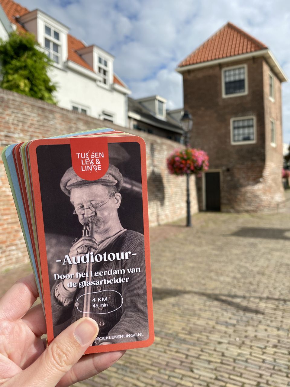 Waaier audiotour op Zuidwal Leerdam