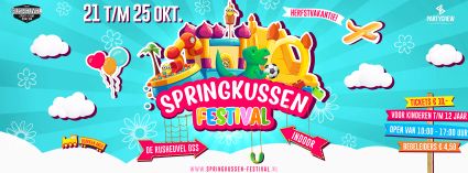 Flyer Springkussenfestival