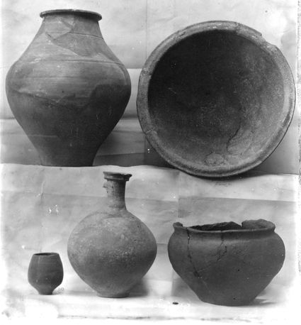 Romeins en Bataafse aardewerk, gevonden in 1915