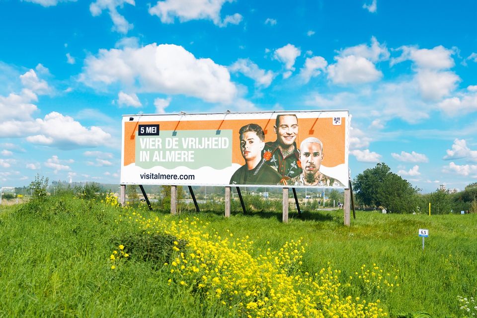 A6 bord Outdoor reclame Almere