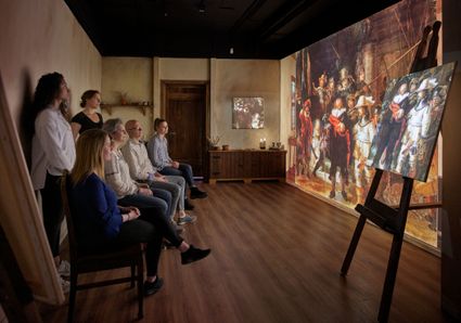 Interieur van de Young Rembrandt Studio 3D experience in Leiden