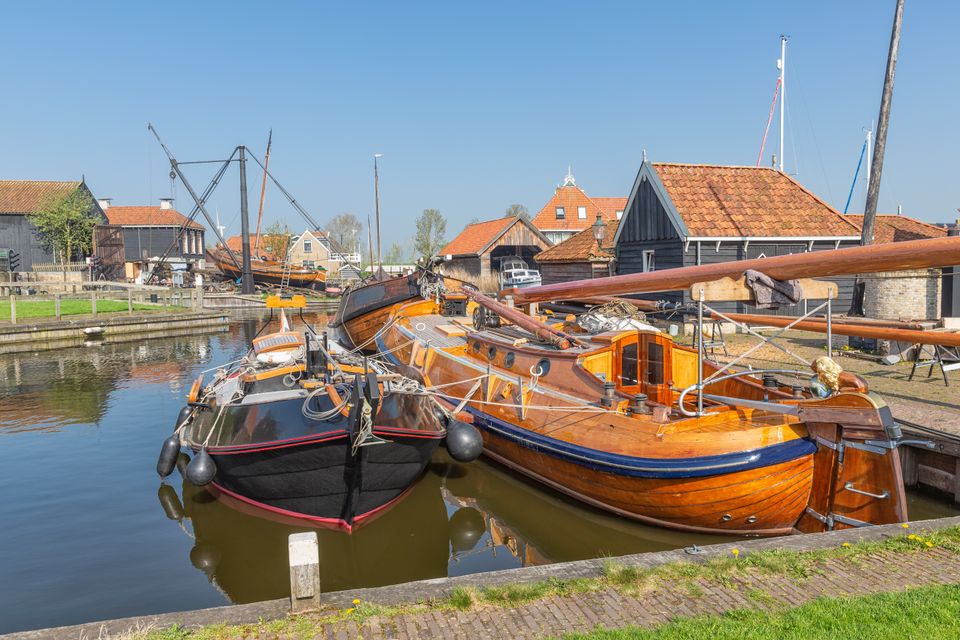 bootjes in de haven
