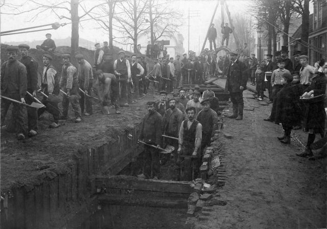 Het riool aan de Koningsstraat