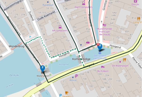 Wandelroute 11fountains: Sneek