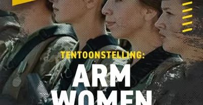 aankondiging tentoonstelling arm women now