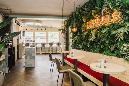 Indeling van broodjeszaak Bengels in Moergestel.