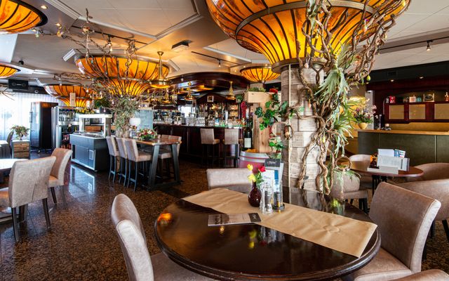 Interieur van Restaurant Le Pompadour