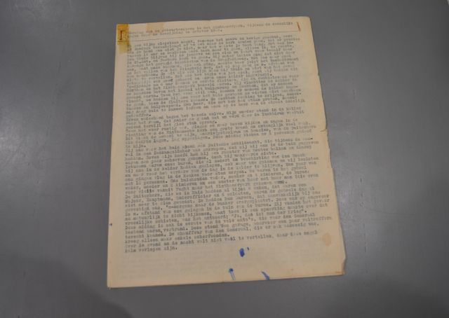Het originele verslag uit 1944
