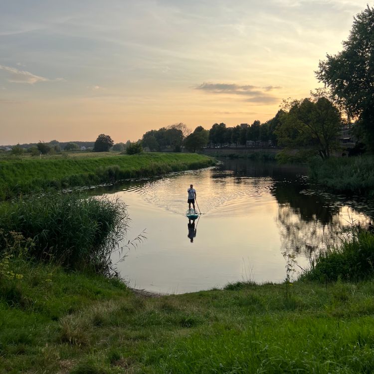 SUPtocht door het Brabantse landschap