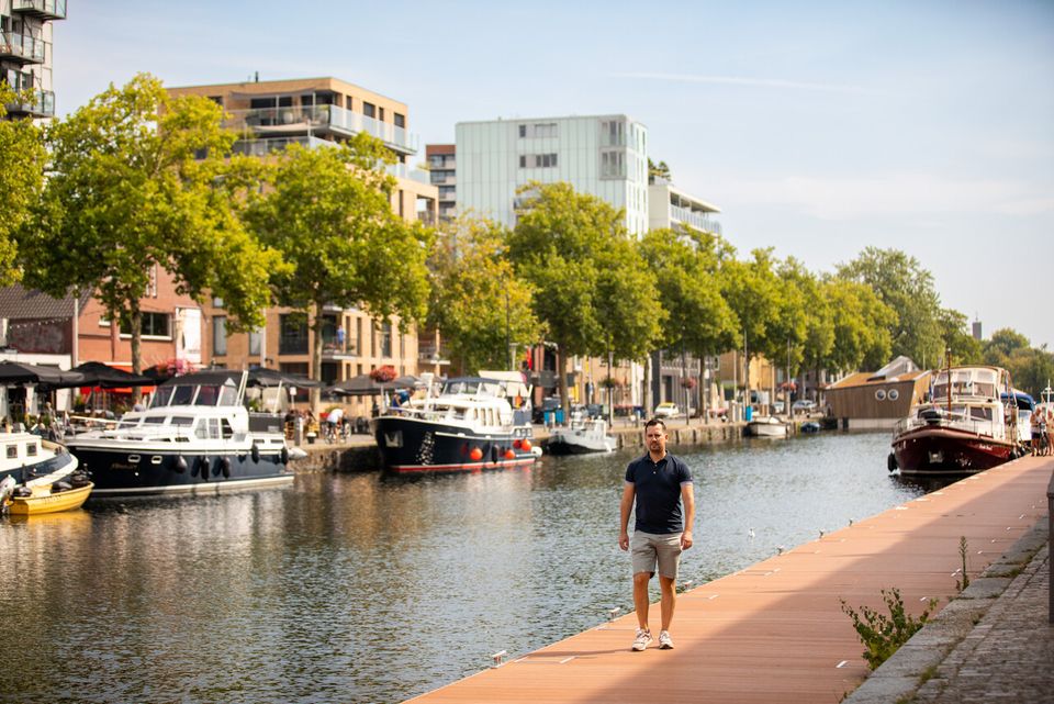 Wandelen langs Piushaven Tilburg